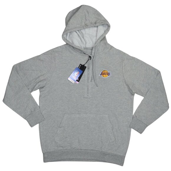 Los Angeles Lakers NBA Basketball Antigua 1/4 Zip Hoodie Sweatshirt NWT - Picture 1 of 2